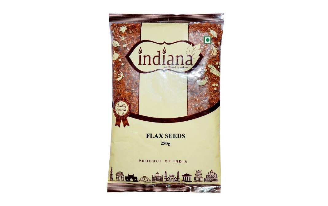Indiana Flax Seeds    Pack  250 grams